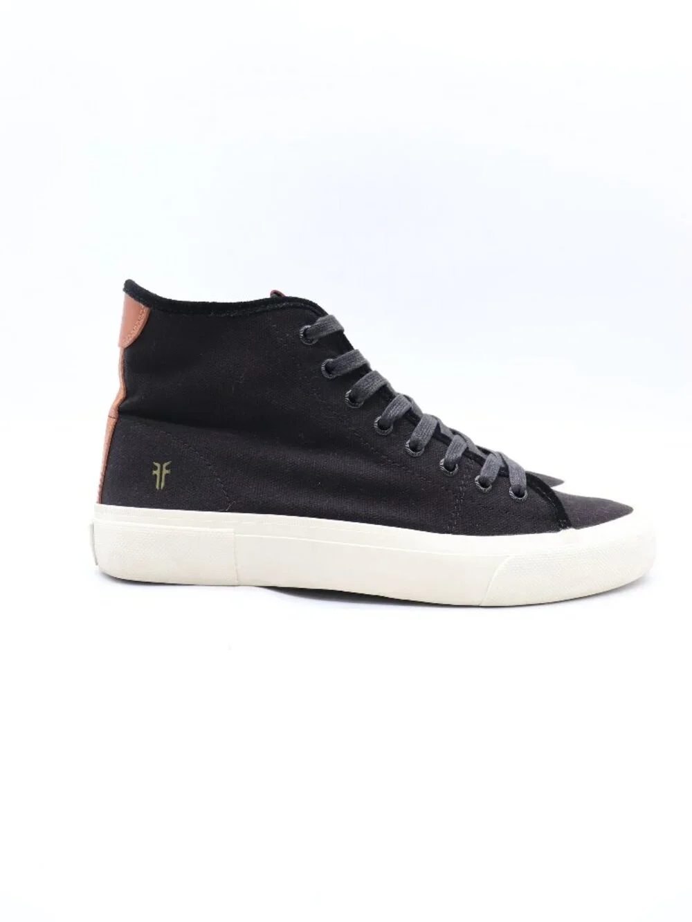 Frye Ludlow Sneakers Men's Size 9.5 M Black Canvas Casual High Top Sneaker